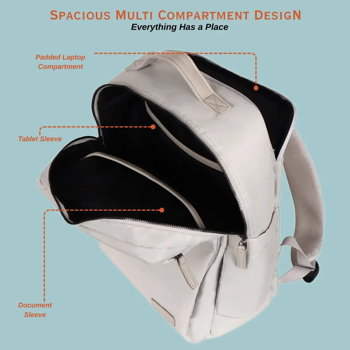 Spacious-Grey-Laptop-Backpack–Everyday-Essentials-Business-Travel-Bag
