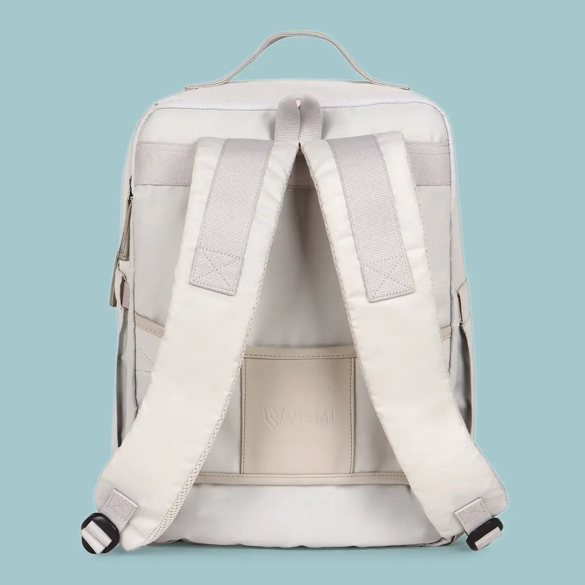 Trendy-Grey-Travel-Laptop-Backpack–Everyday-Essentials-College-School-Bag