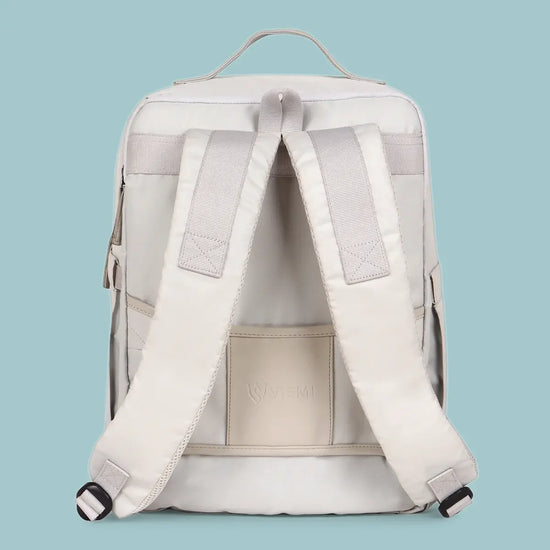 Trendy-Grey-Travel-Laptop-Backpack–Everyday-Essentials-College-School-Bag