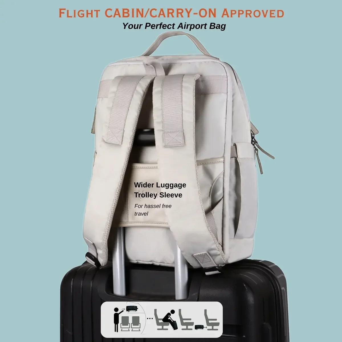 Classic-Grey-Laptop-Backpack–Everyday-Essentials-Professional-Work-Bag