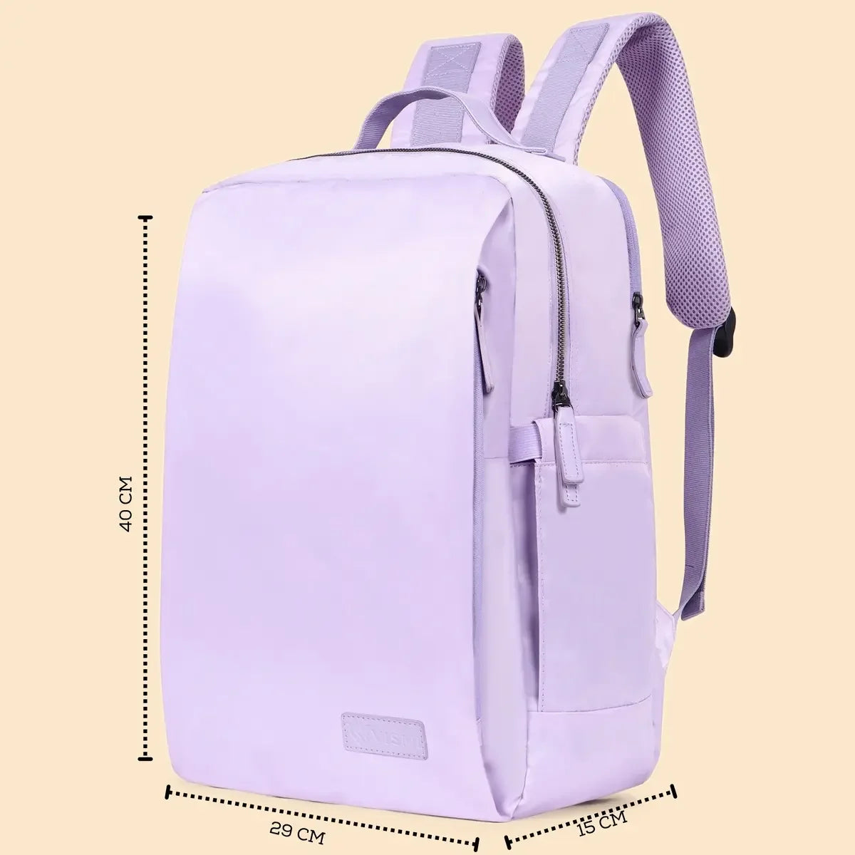 Durable-Lavender-Laptop-Backpack–Everyday-Essentials-Work-Travel-Bag