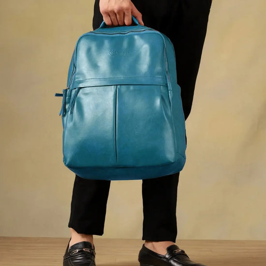 Timeless-Voyager-Backpack-Teal-Blue-Laptop-Bag-for-Business-Study-Travel