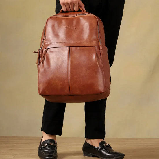 Timeless-Voyager-Backpack-TanLaptop-Bag-for-Work-Study-Business-Travel