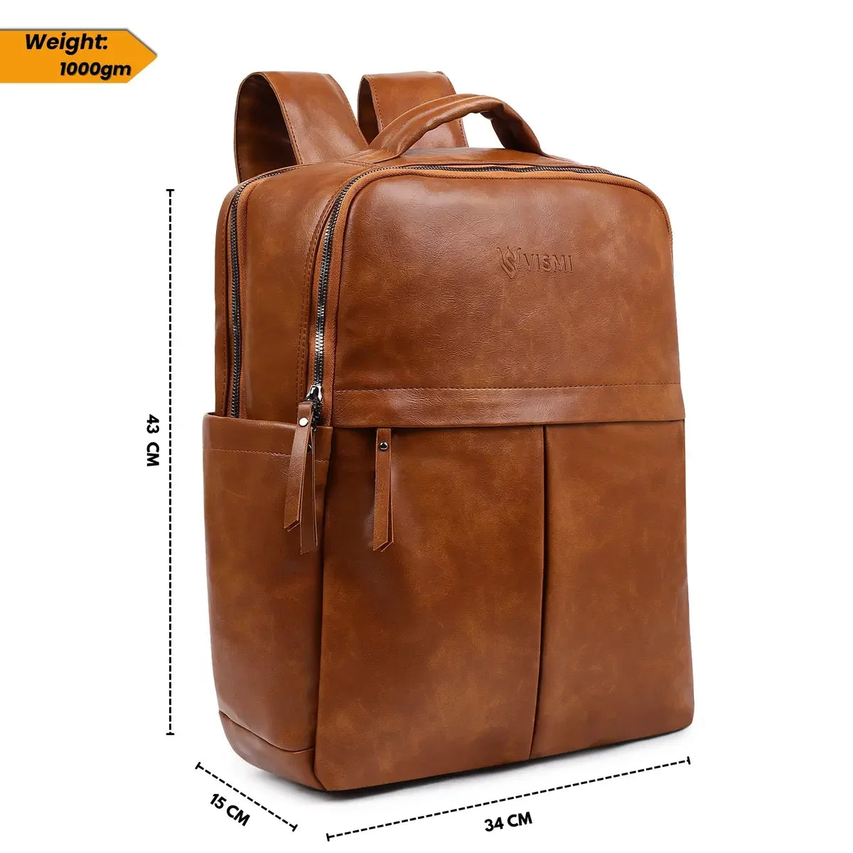 Elegant-Tan-Laptop-Backpack–Timeless-Voyager-Multi-Purpose-Office-Bag
