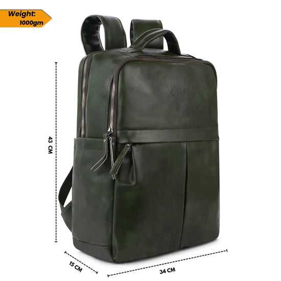 Elegant-Olive-Green-Laptop-Backpack–Timeless-Voyager-Multi-Purpose-Bag