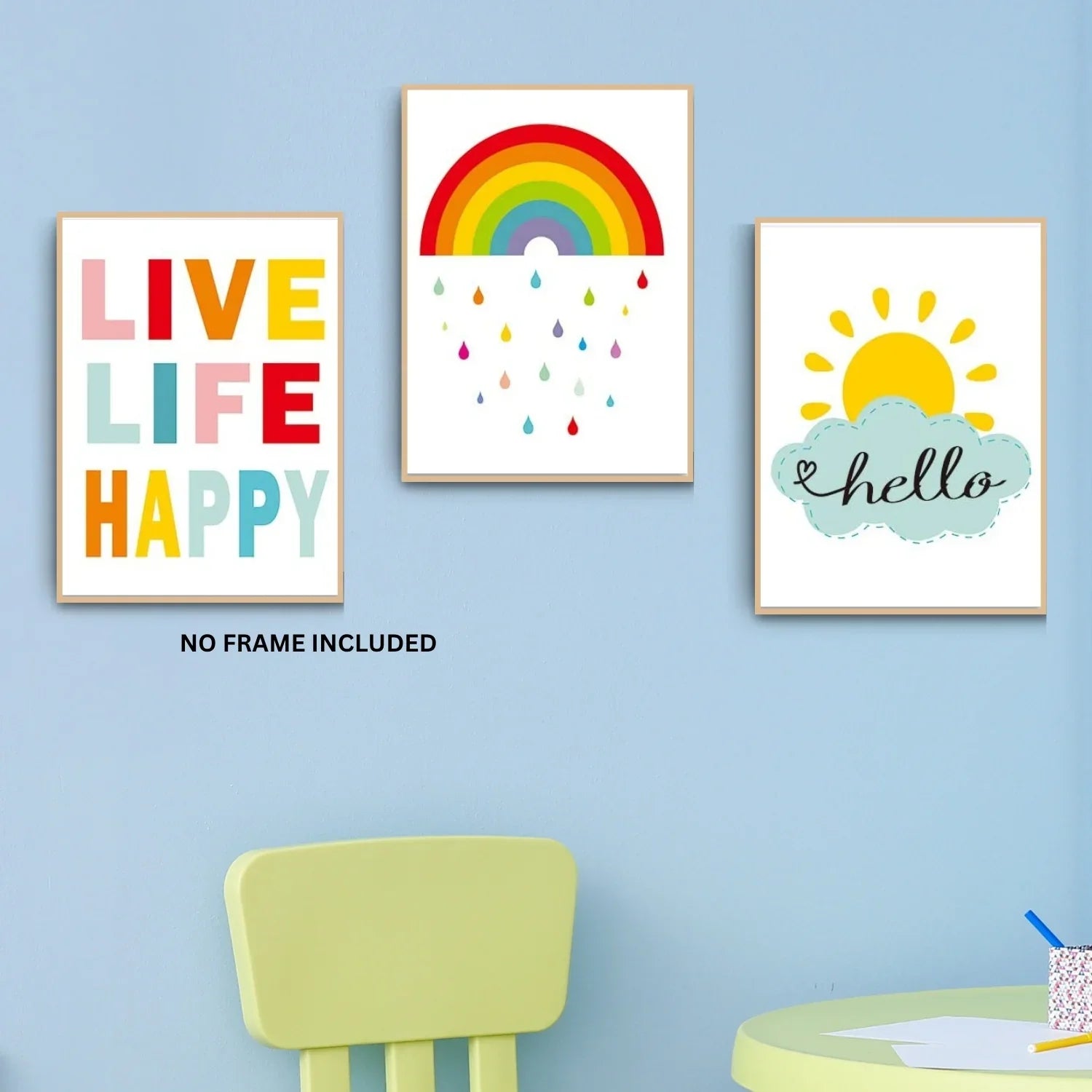 Live-Life-Happy-Giclee-Canvas-Poster-Set-of-3–Wall-Art-Decor