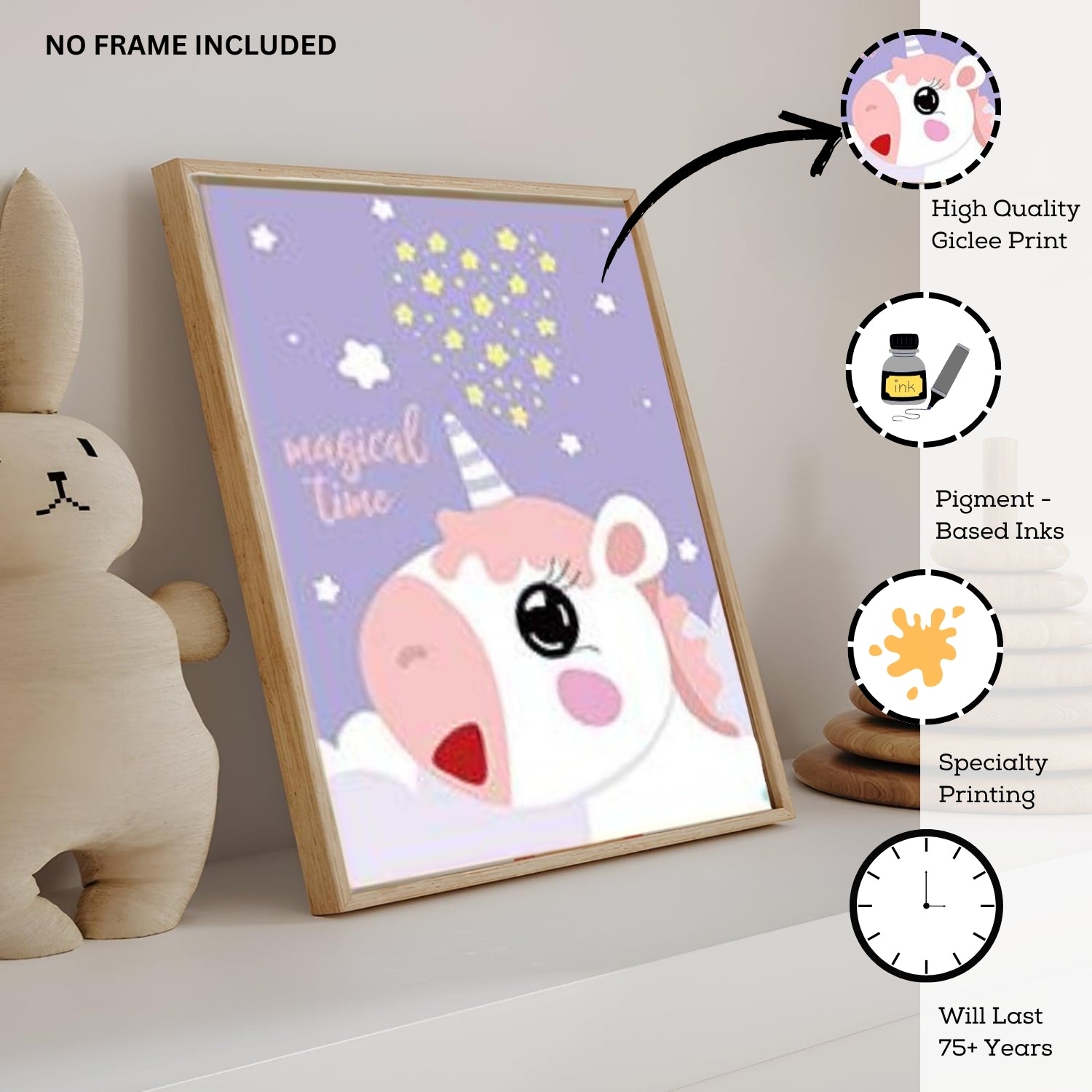 Unicorn-Wall-Posters-for-Girls-Room–5-Piece-Nursery-Wall-Art-Set