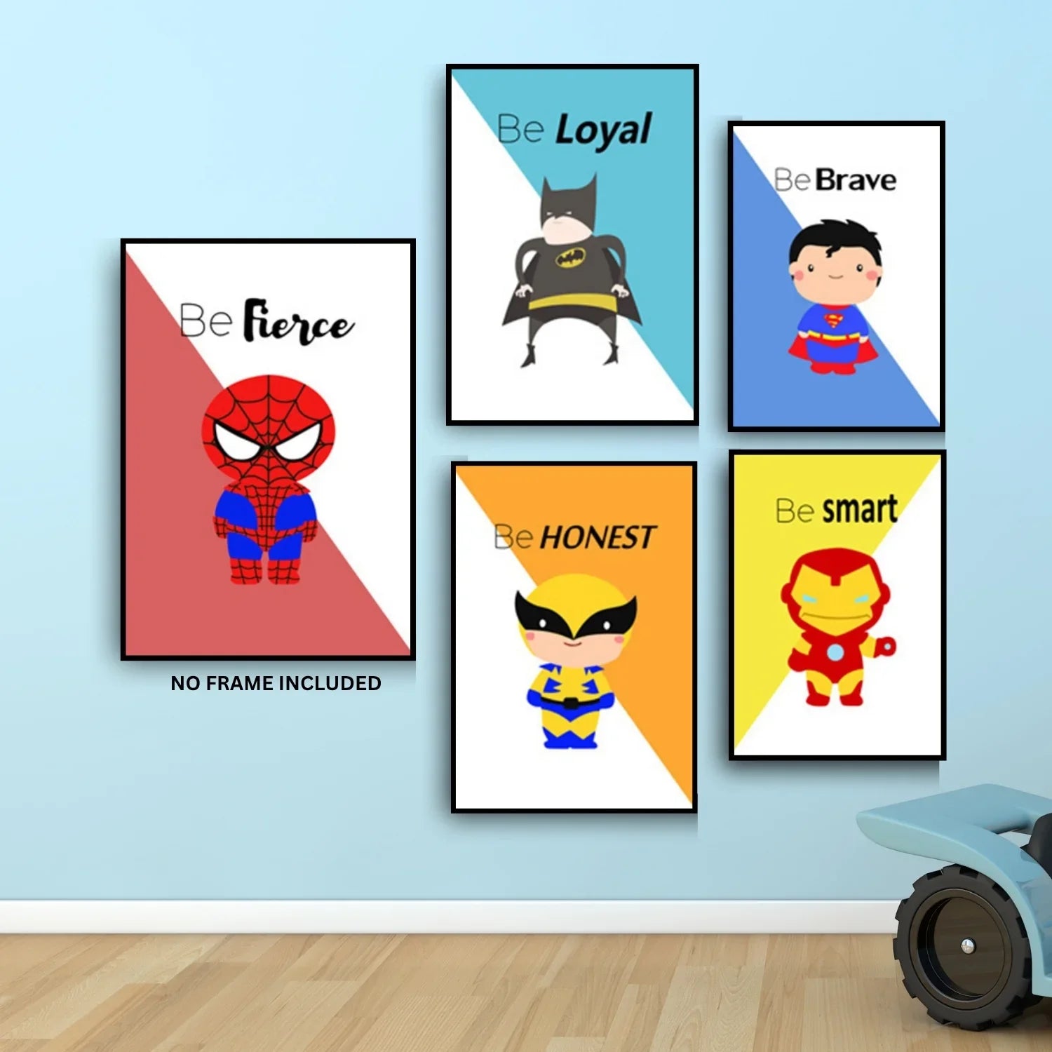 Set-of-5-Motivational-Canvas-Posters–Unframed-Wall-Art-Prints