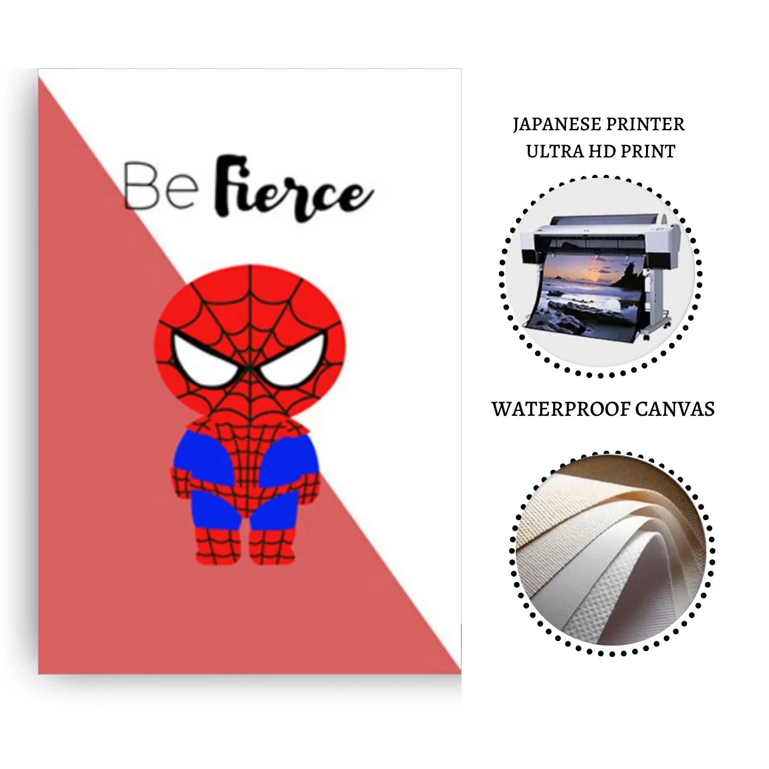 Positive-Quote-Canvas-Posters–Set-of-5-Unframed-Wall-Decor