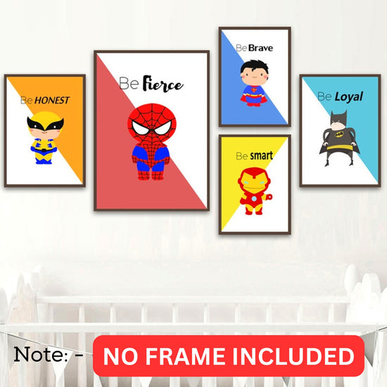 Set-of-5-Inspirational-Canvas-Prints–Motivational-Wall-Art-Unframed