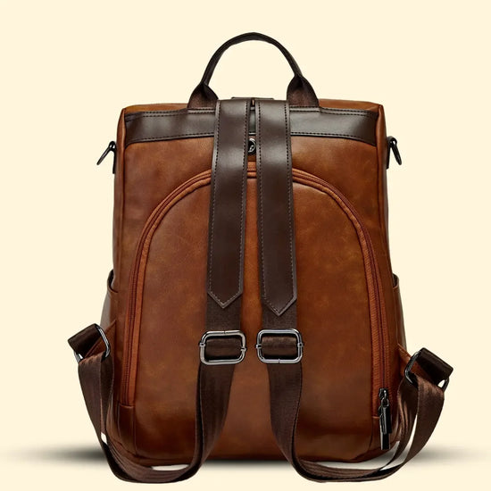 Timeless Aura Women Backpack Handbag - Tan