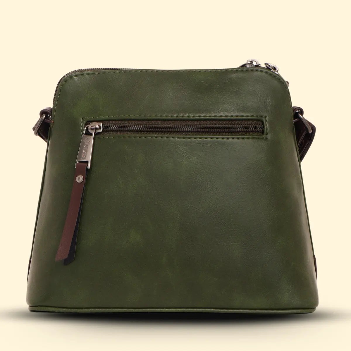 Timeless Luxe Women's Sling Bag - Olive Green