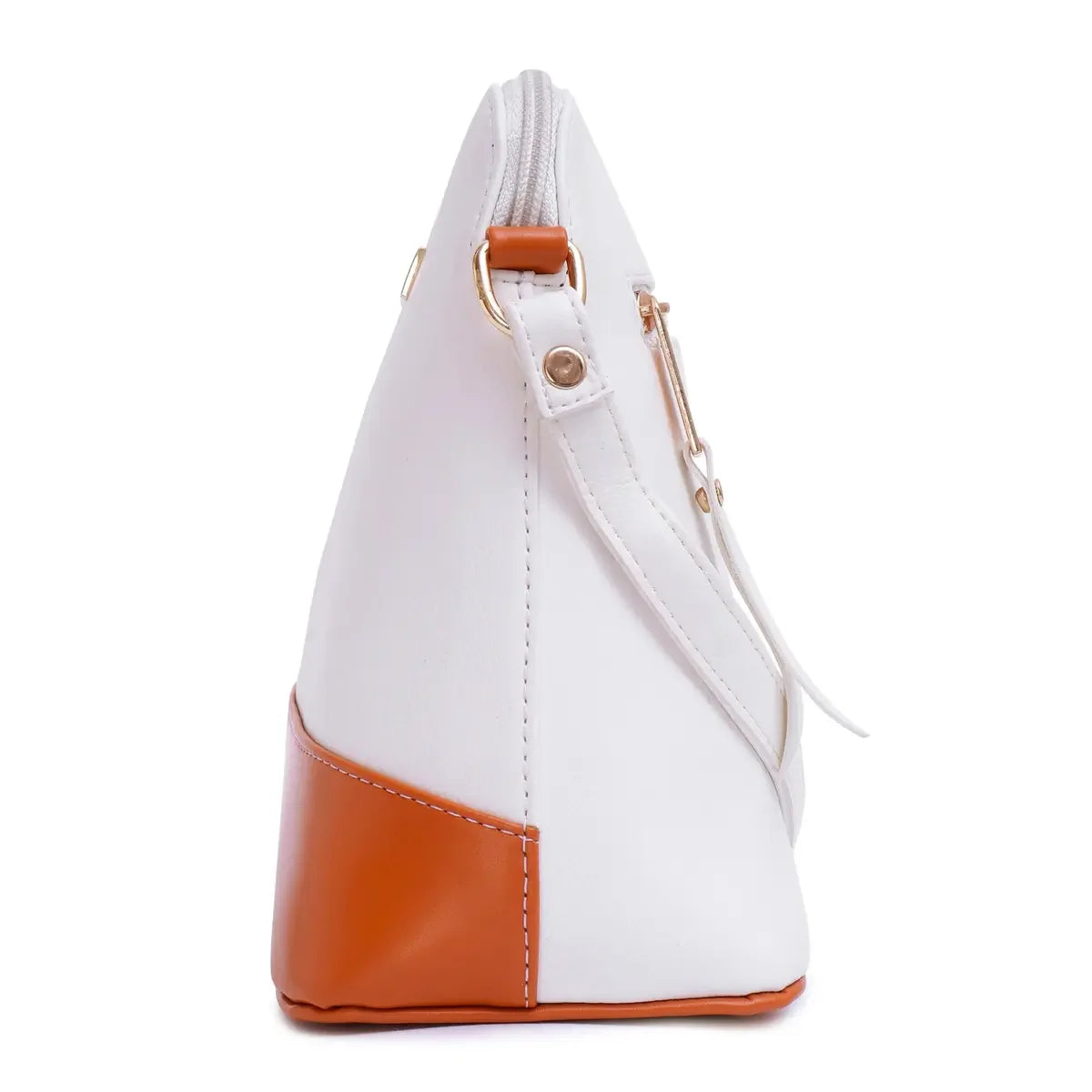 Timeless-Luxe-Womens-Sling-Bag-White-Office-and-Travel-Use