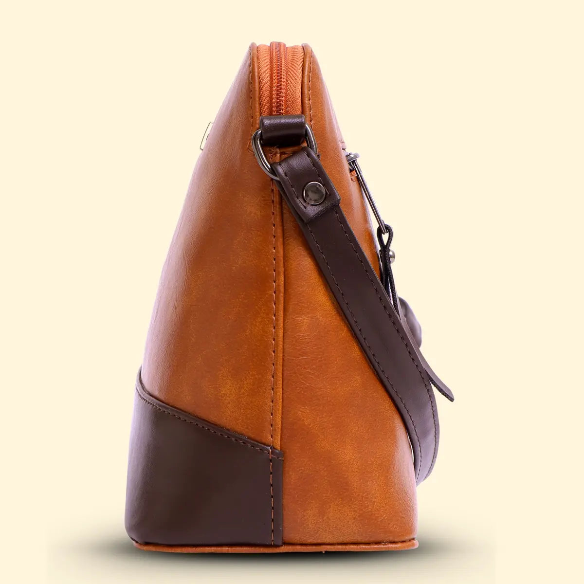 Timeless Luxe Women's Sling Bag - Tan