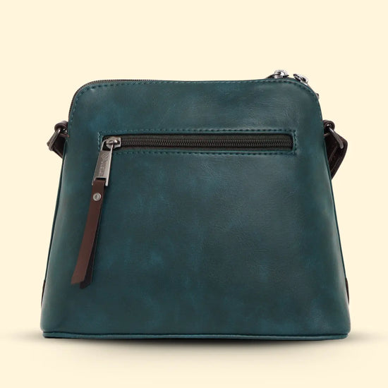 Timeless Luxe Women's Sling Bag - Teal blue