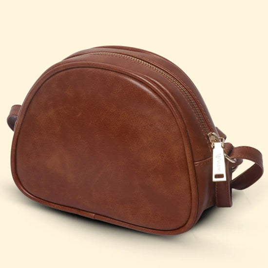 Timeless Chic Women's Sling Bag - Tan