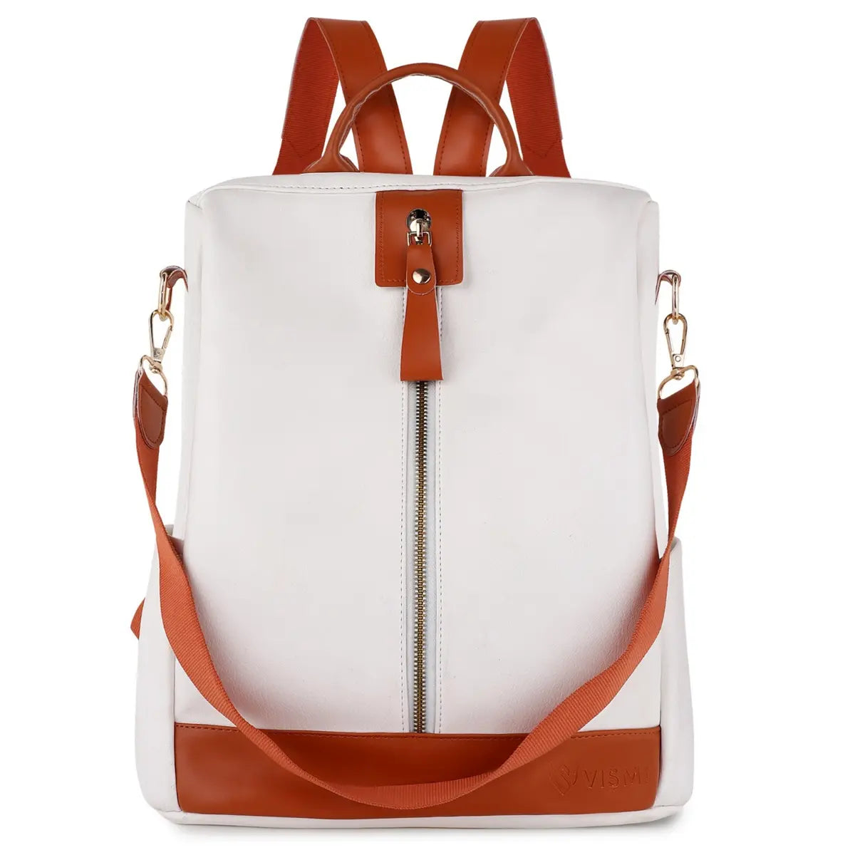 Durable-White-Backpack-Handbag-for-Women–Stylish-Work-Casual-Bag