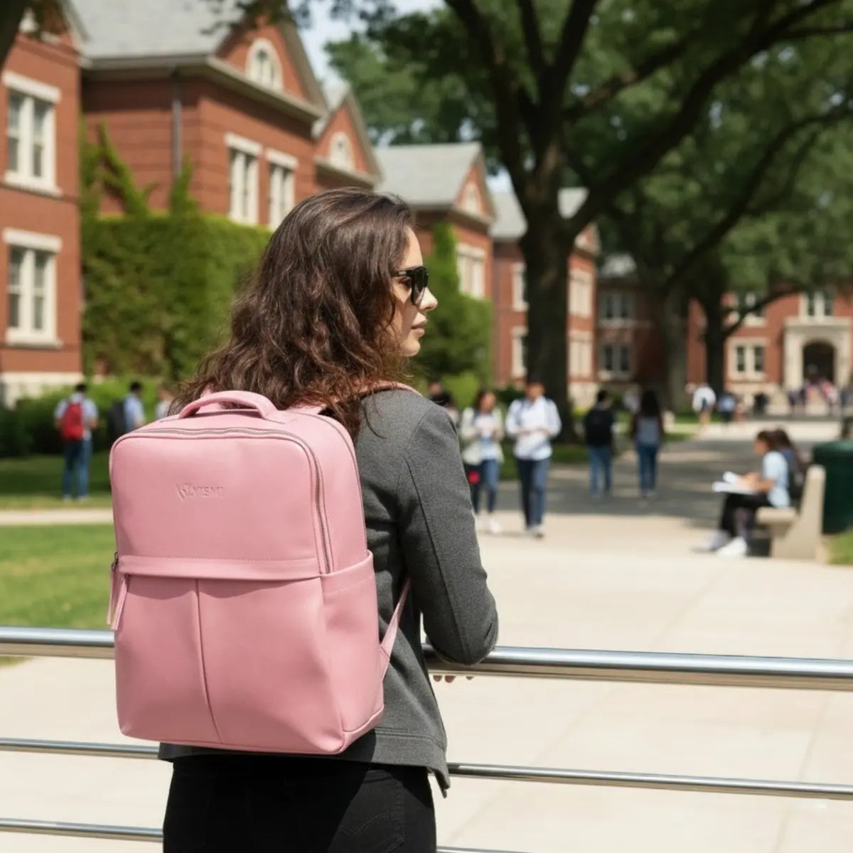 Timeless-Voyager-Backpack-Blush-Pink-Laptop-Bag-for-Women-Professionals