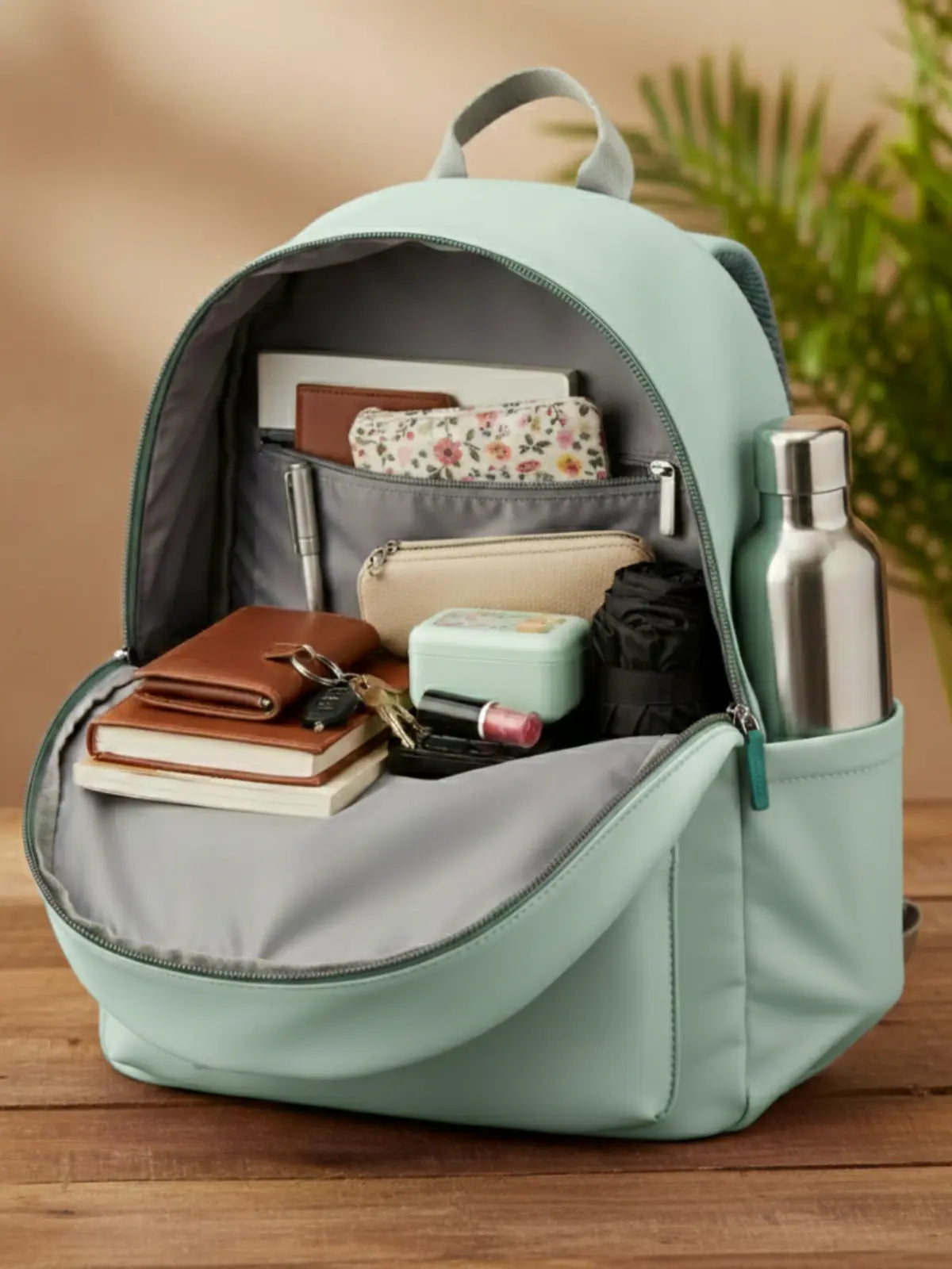 Everyday Essentials Women Backpack - Turquoise