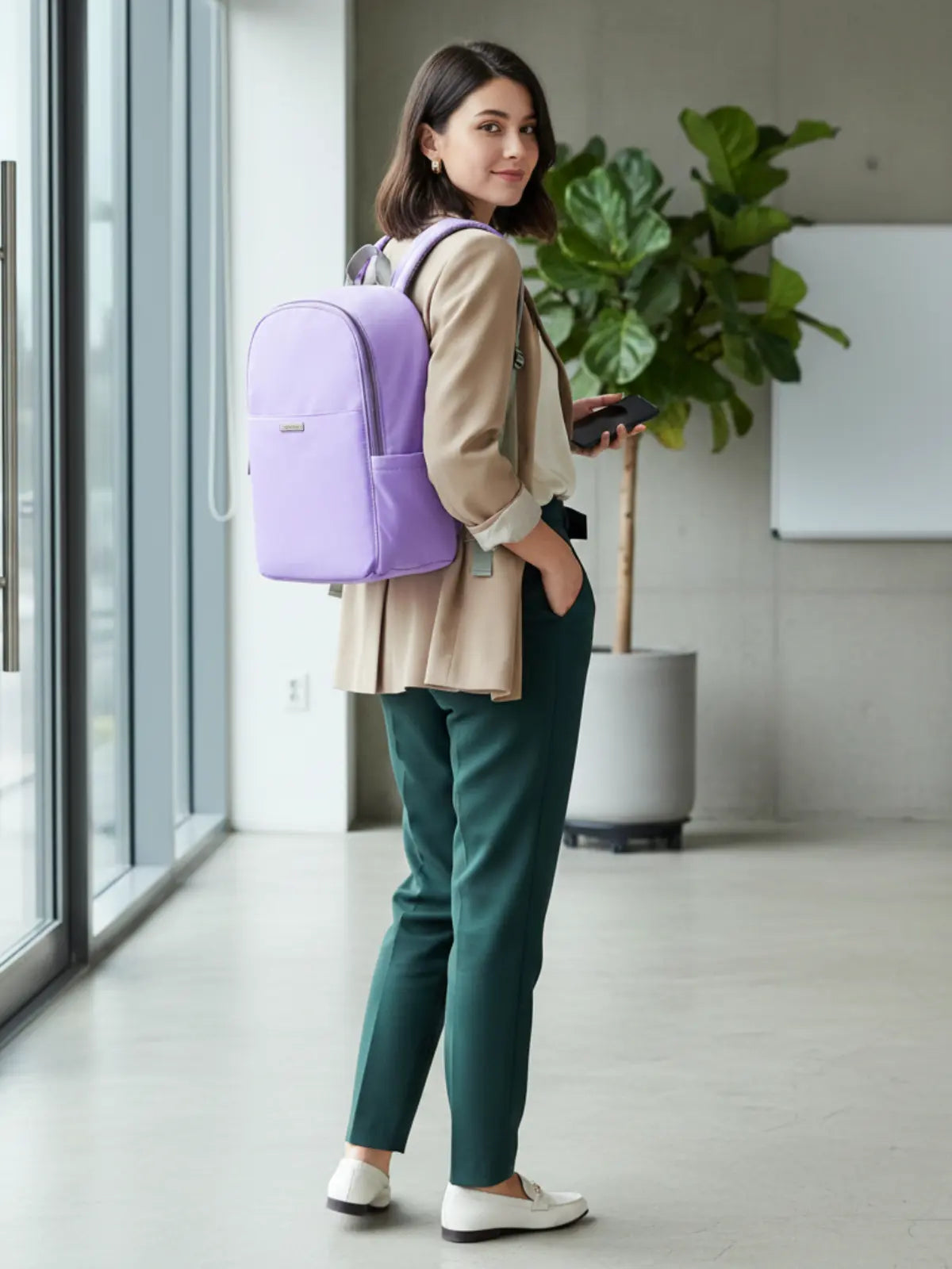 Everyday Essentials Women Backpack - Lavender