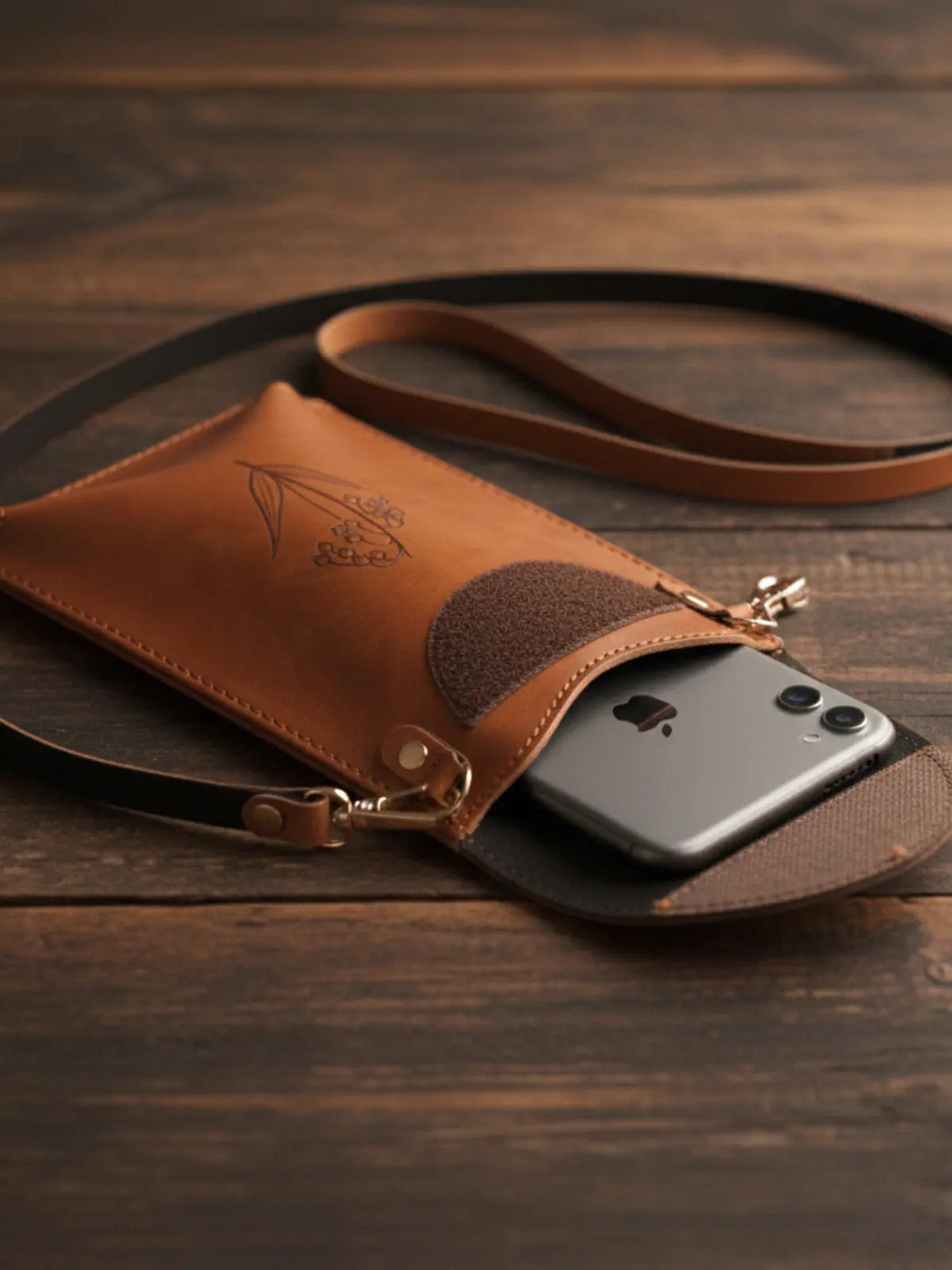 Formé Phone Sling Bag - Tan