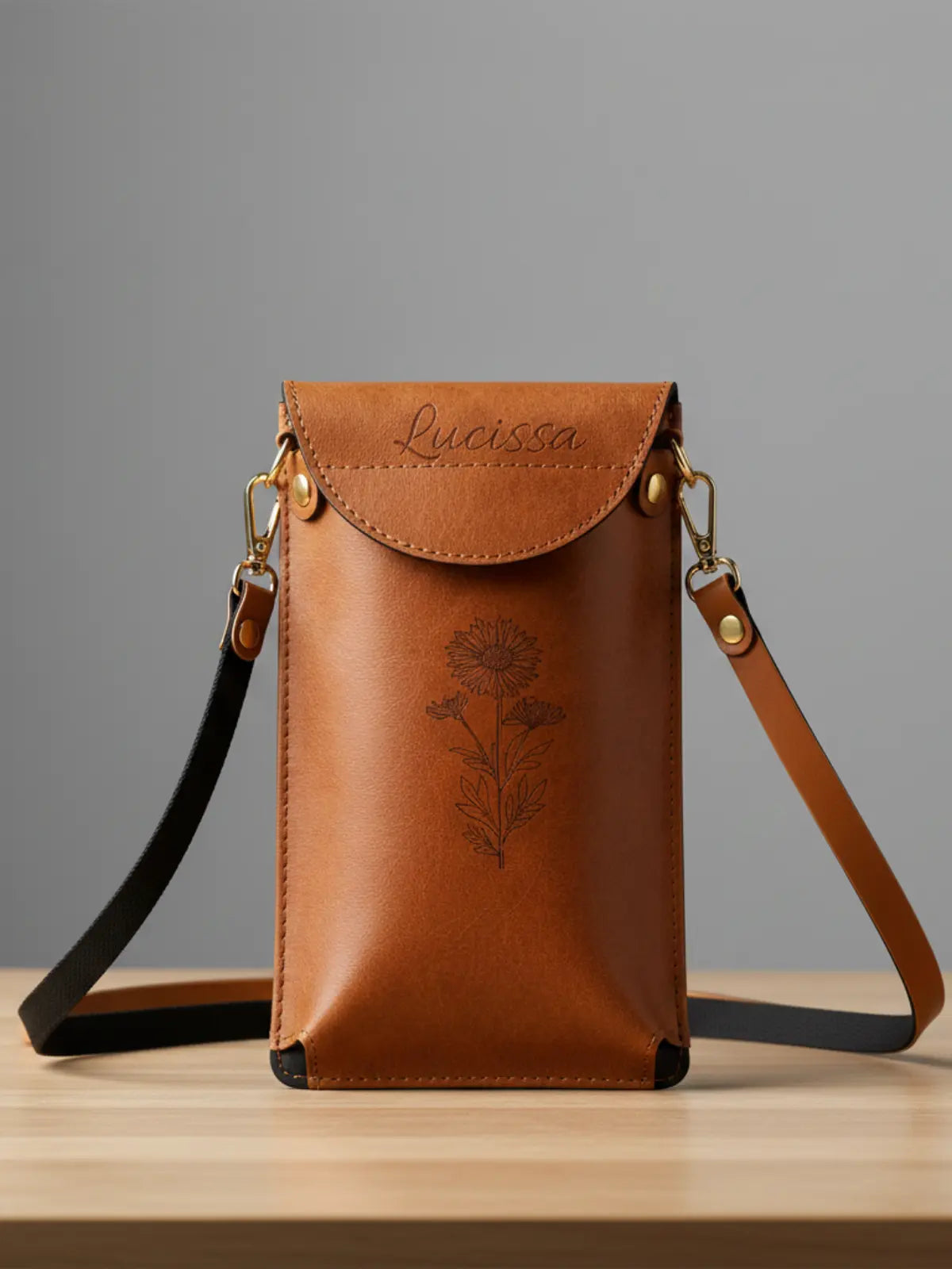 Formé Phone Sling Bag - Tan