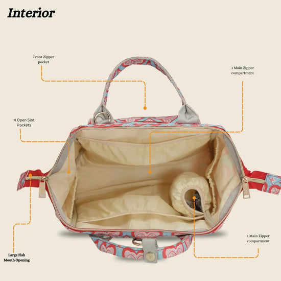 Itsy Bitsy Mini Diaper Bag - Red