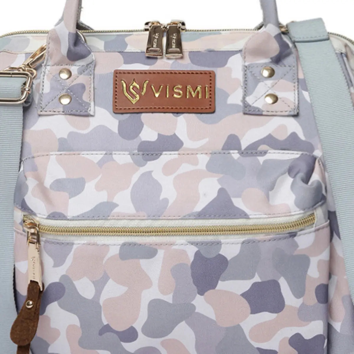 Itsy Bitsy Mini Diaper Bag - White Camoflogue