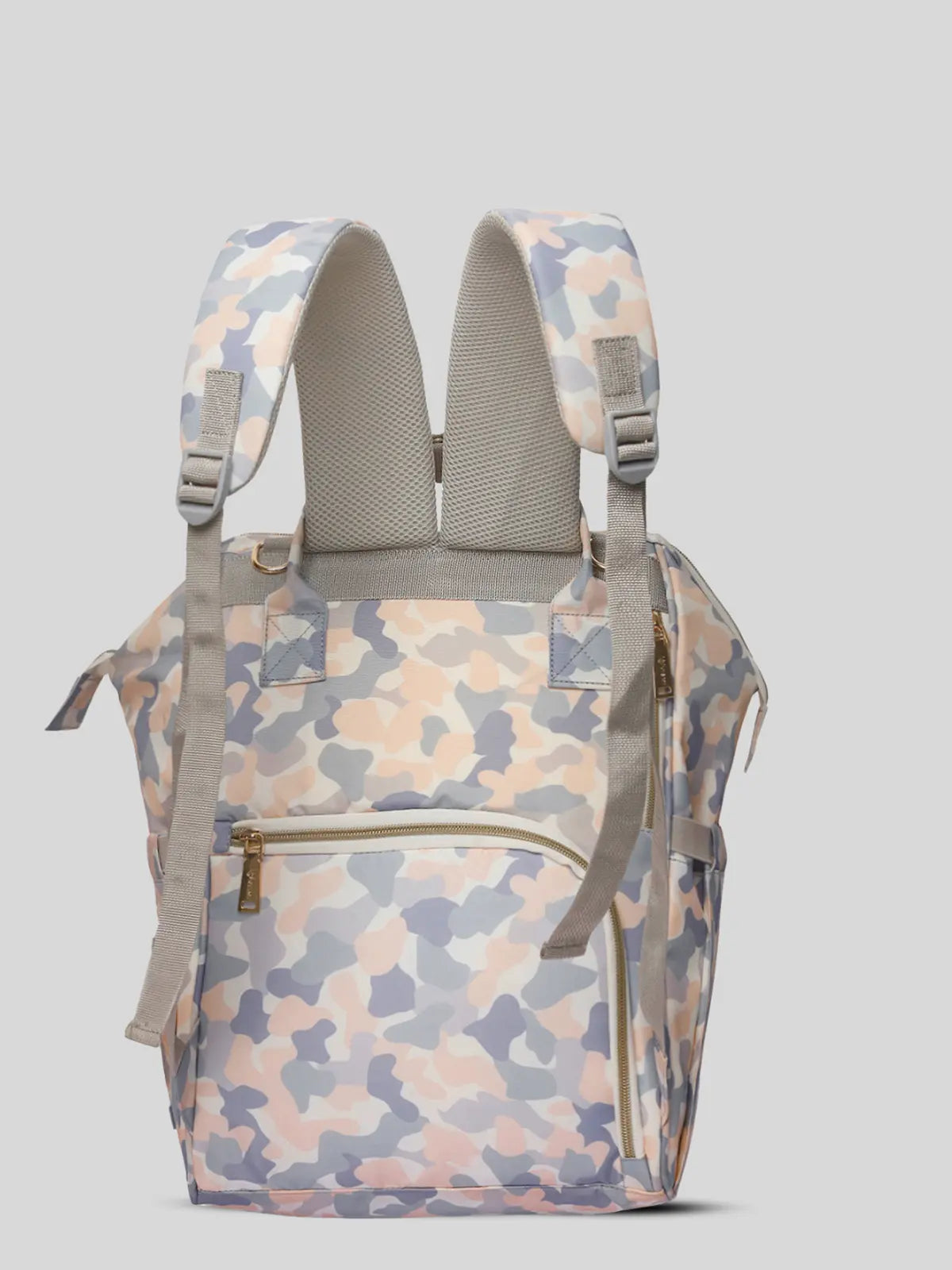 Snappy Zappy Backpack Diaper Bag - White Camo