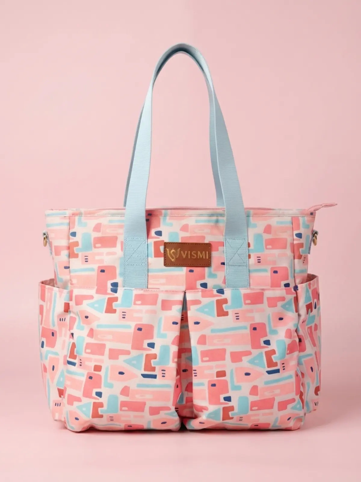 Cuddle Carry Tote Diaper Bag- Geometric