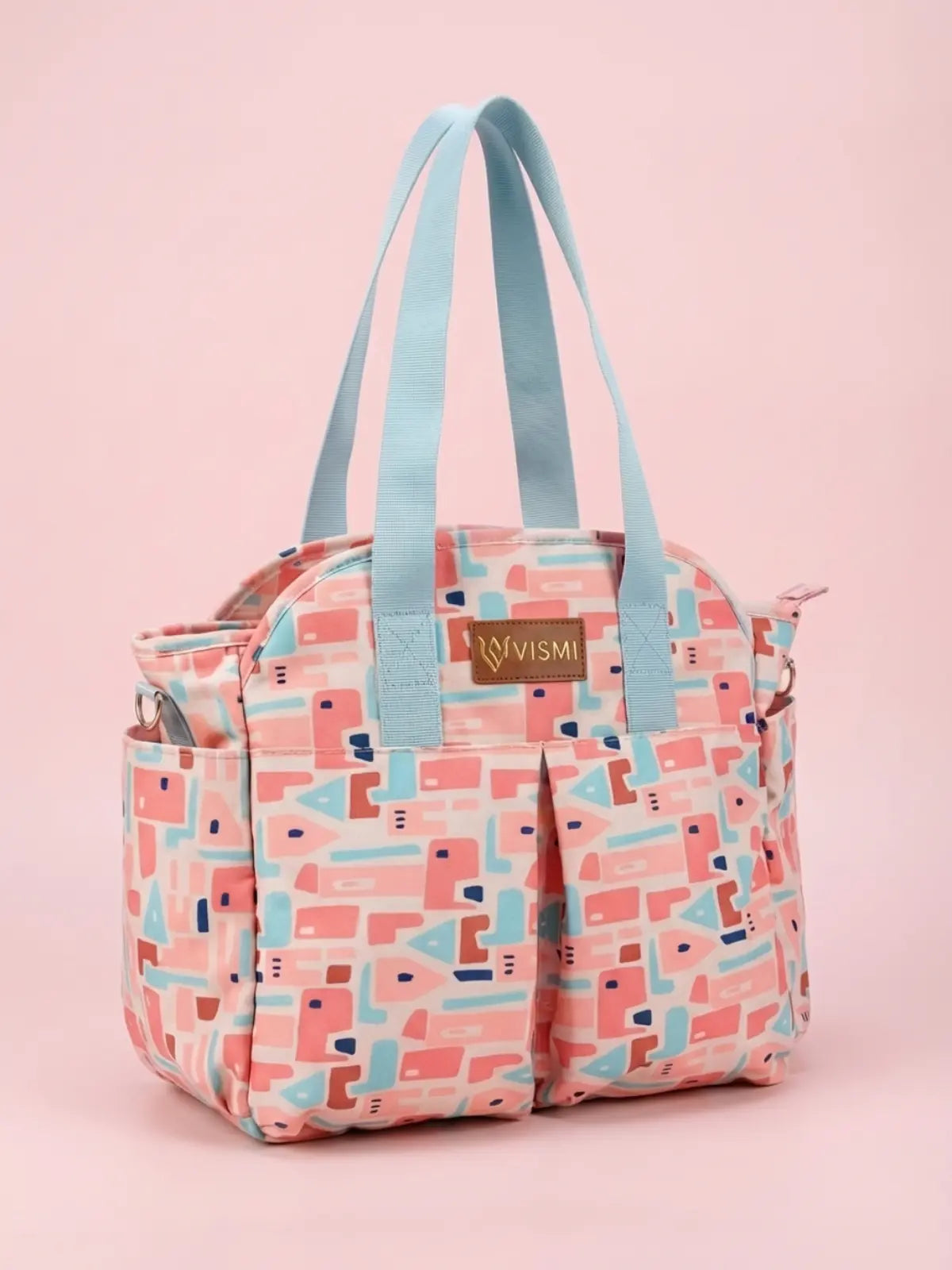 Cuddle Carry Tote Diaper Bag- Geometric