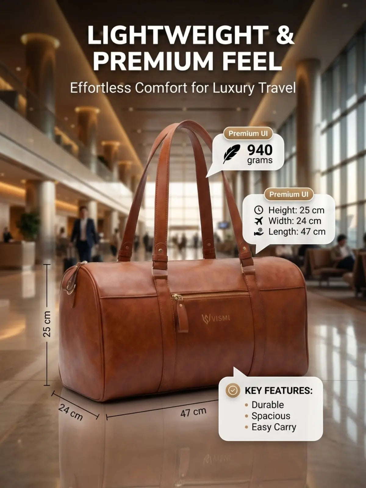 Timeless Travel Duffel Bag - Tan