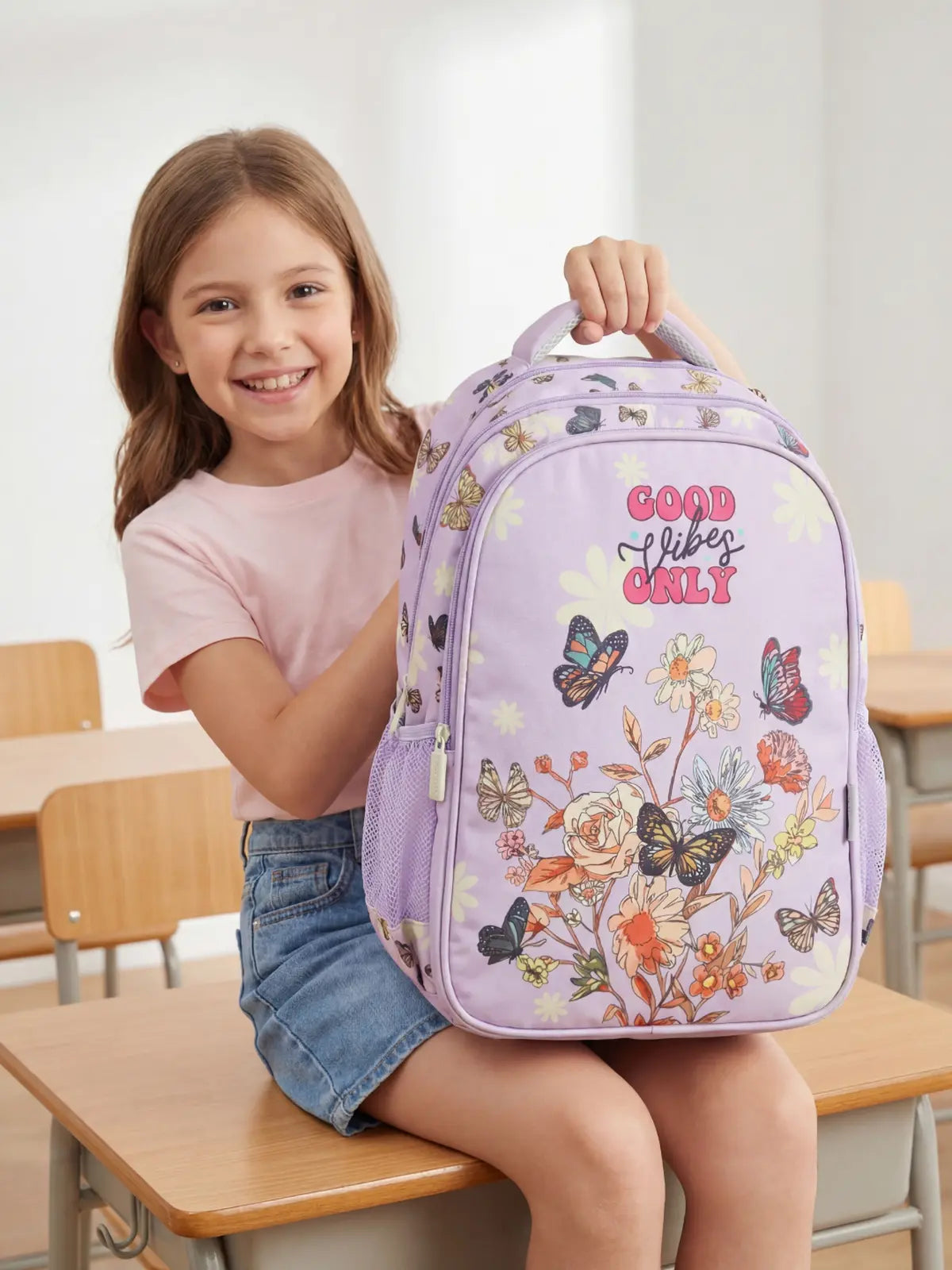 Everyday Essentials Elementary School Bag - Floral