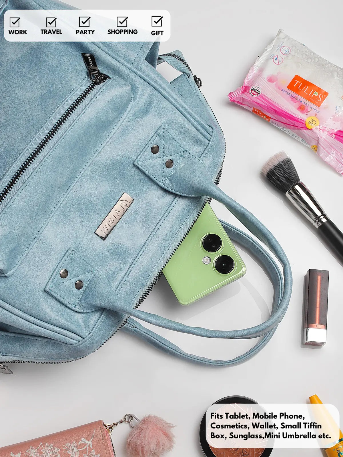 Timeless Trinity 3 in 1 Bag - Sky Blue