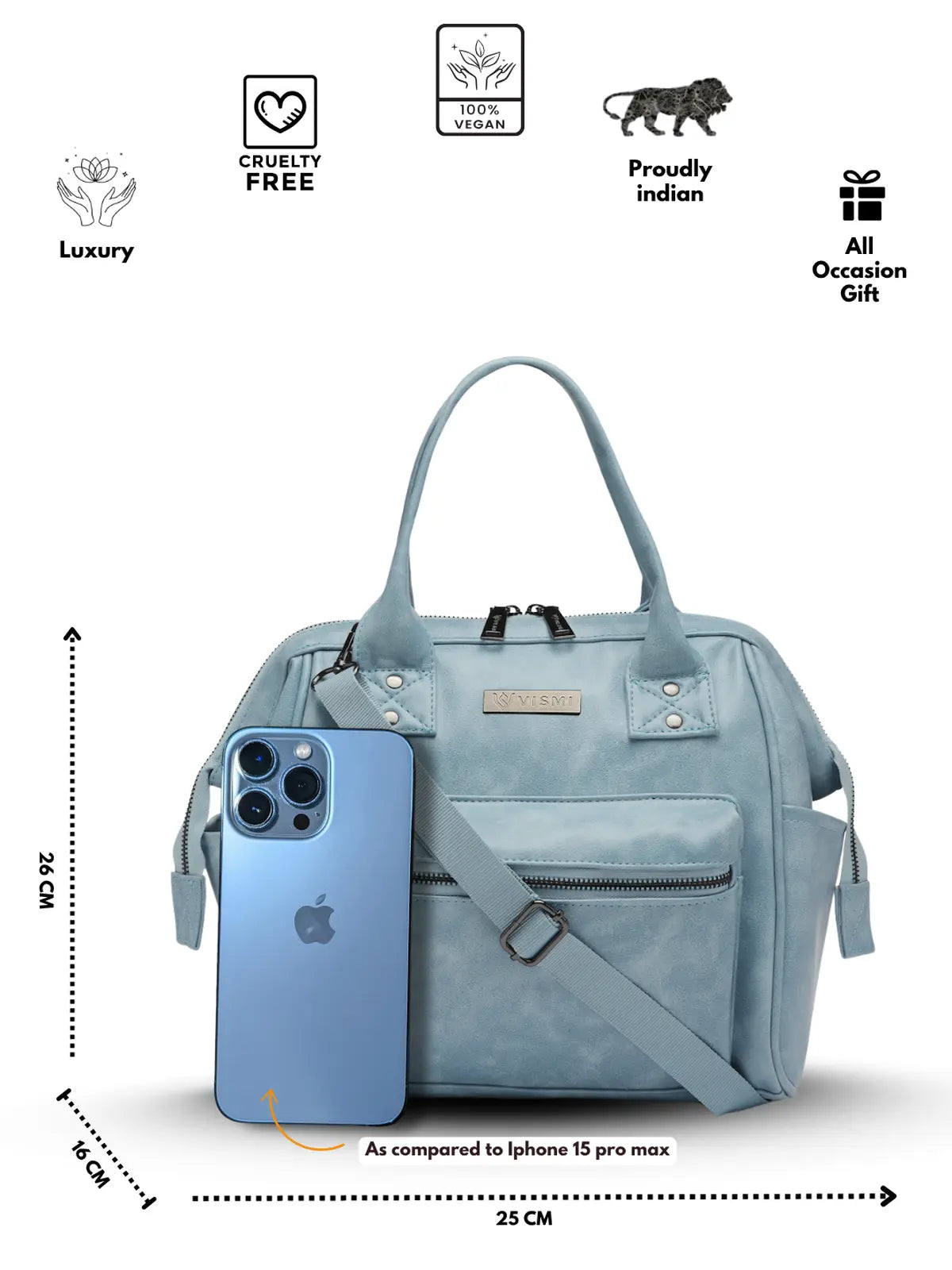 Timeless Trinity 3 in 1 Bag - Sky Blue