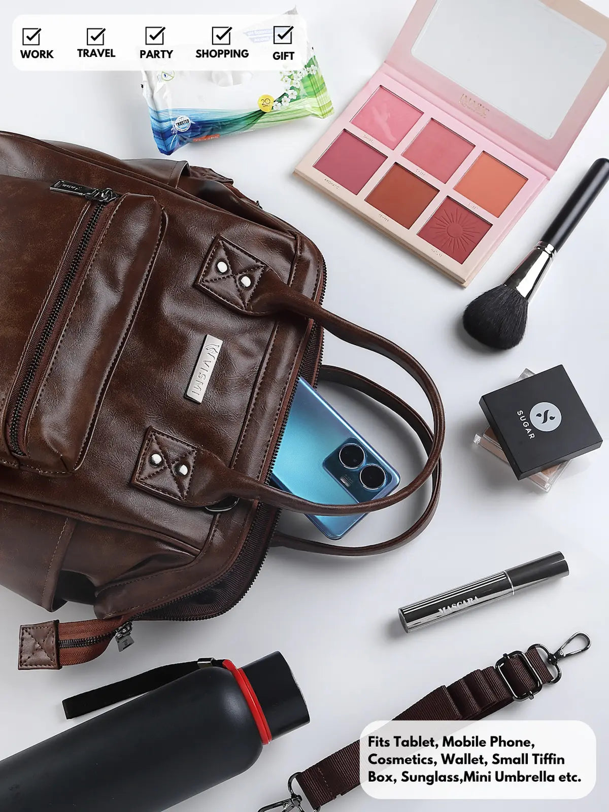 Timeless Trinity 3 in 1 Bag - Coffee Brown