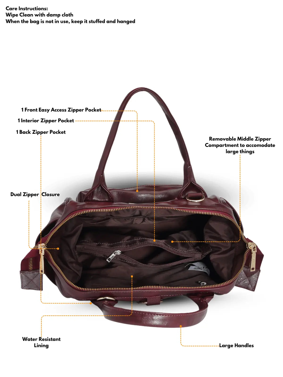 Timeless Trinity 3 in 1 Bag - Wine