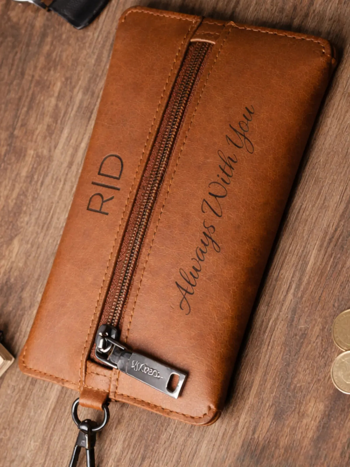 Formé Key Chain Wallet - Tan