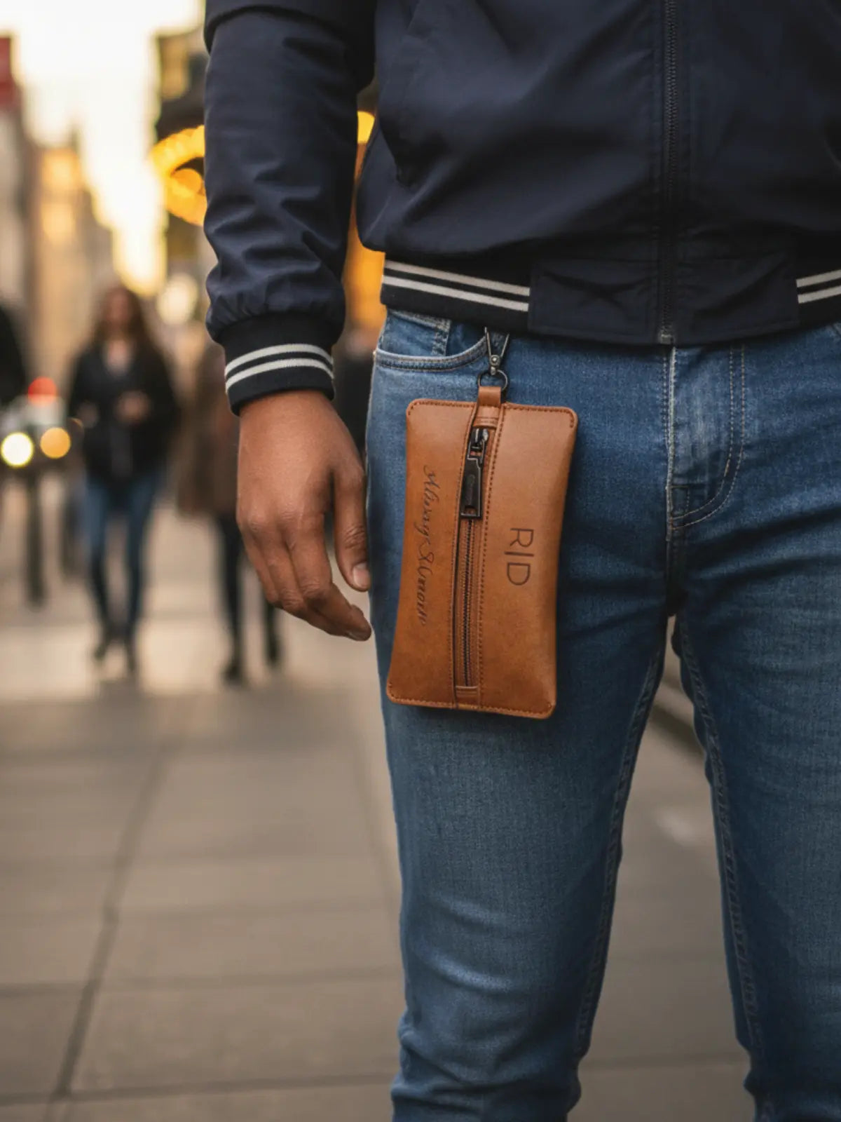 Formé Key Chain Wallet - Tan