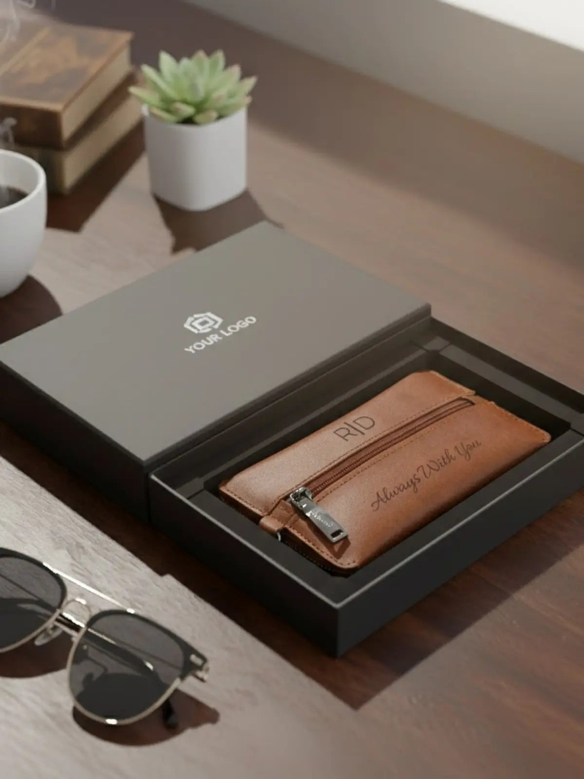 Formé Key Chain Wallet - Tan