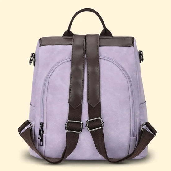 Timeless Aura Women Backpack Handbag - Lavender