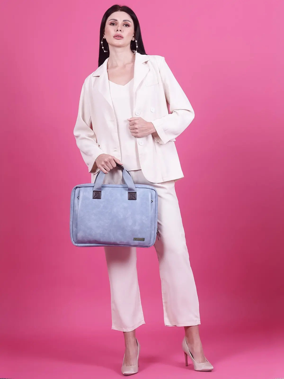 Timeless Unity Laptop Messenger Bag - Sky Blue
