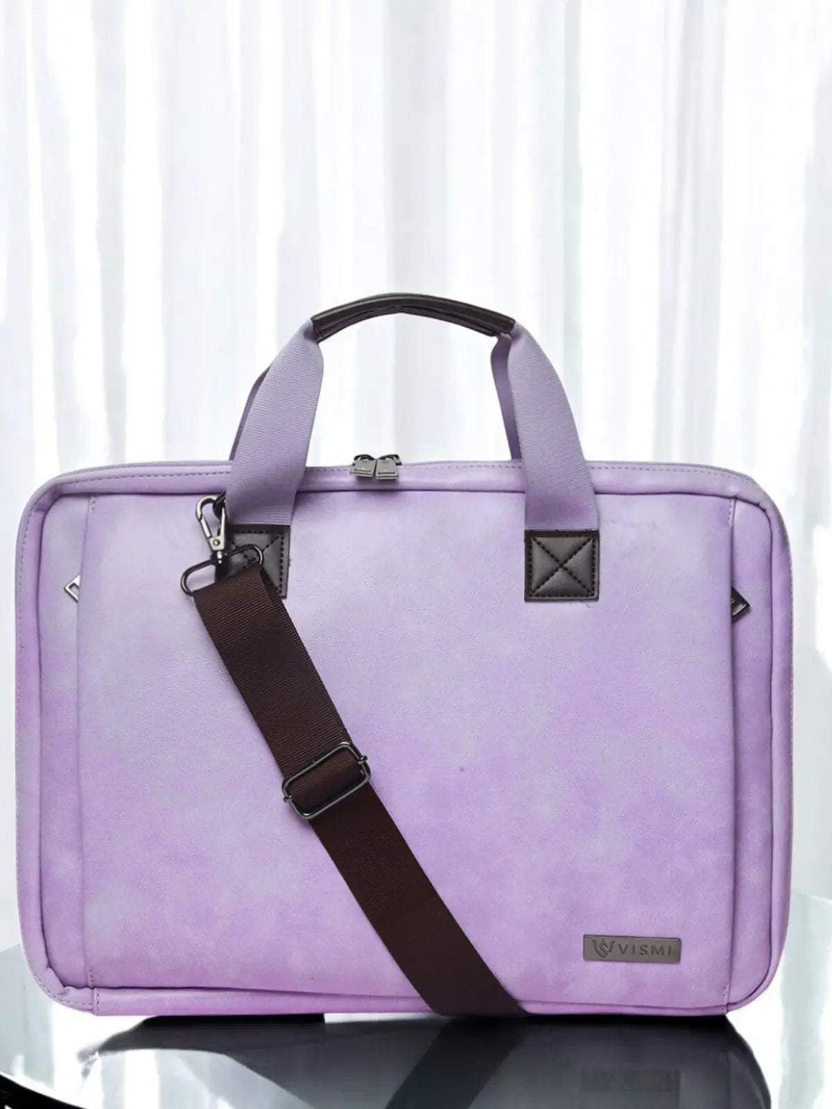 Timeless Unity Laptop Messenger Bag - Lavender