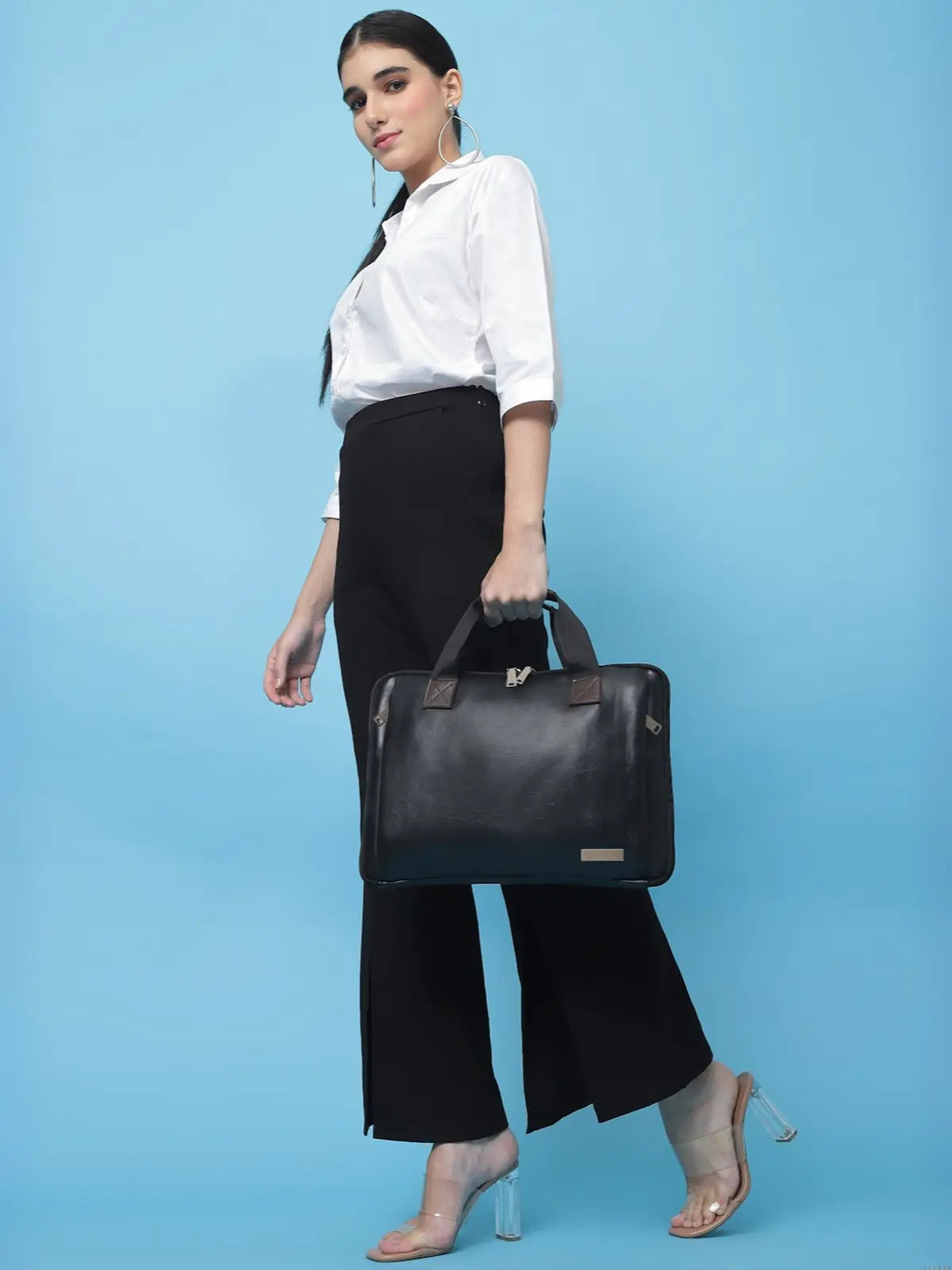 Timeless Unity Laptop Messenger Bag - Black