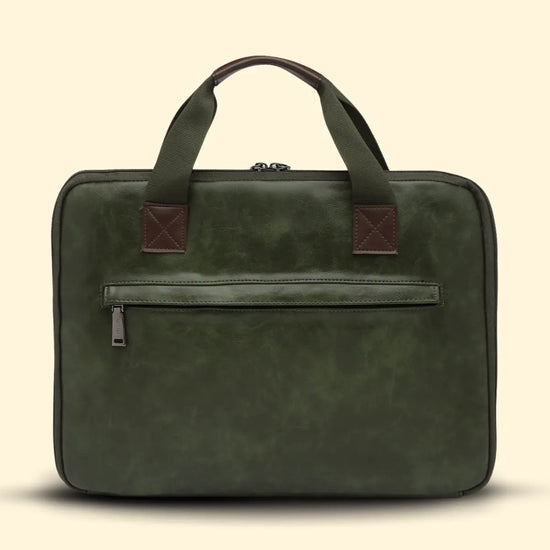 Timeless Unity Laptop Messenger Bag - Olive Green