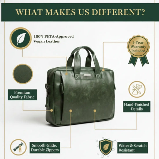 olive gree laptop bag
