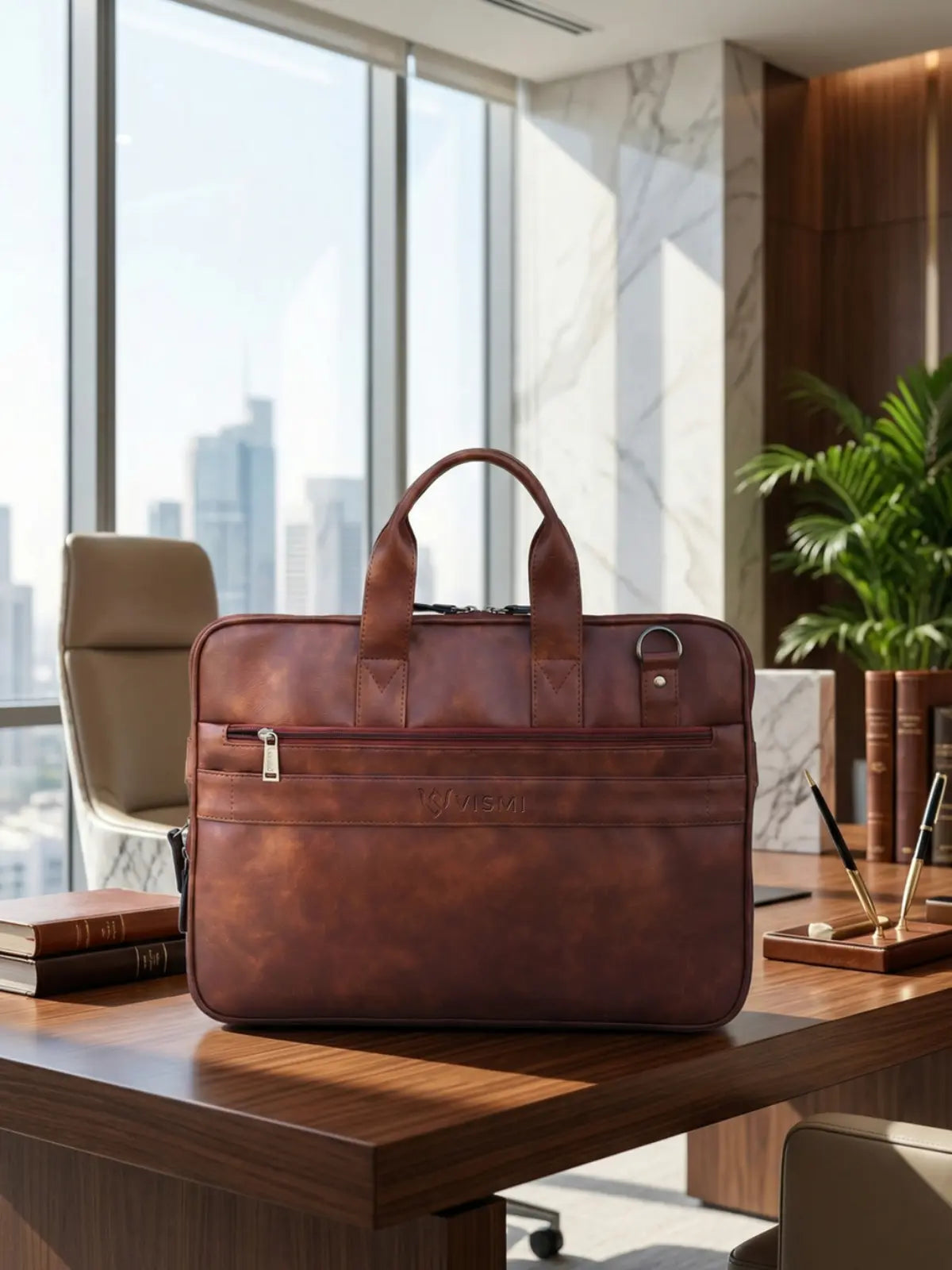 Timeless Neo Laptop Bag - Coffee Brown