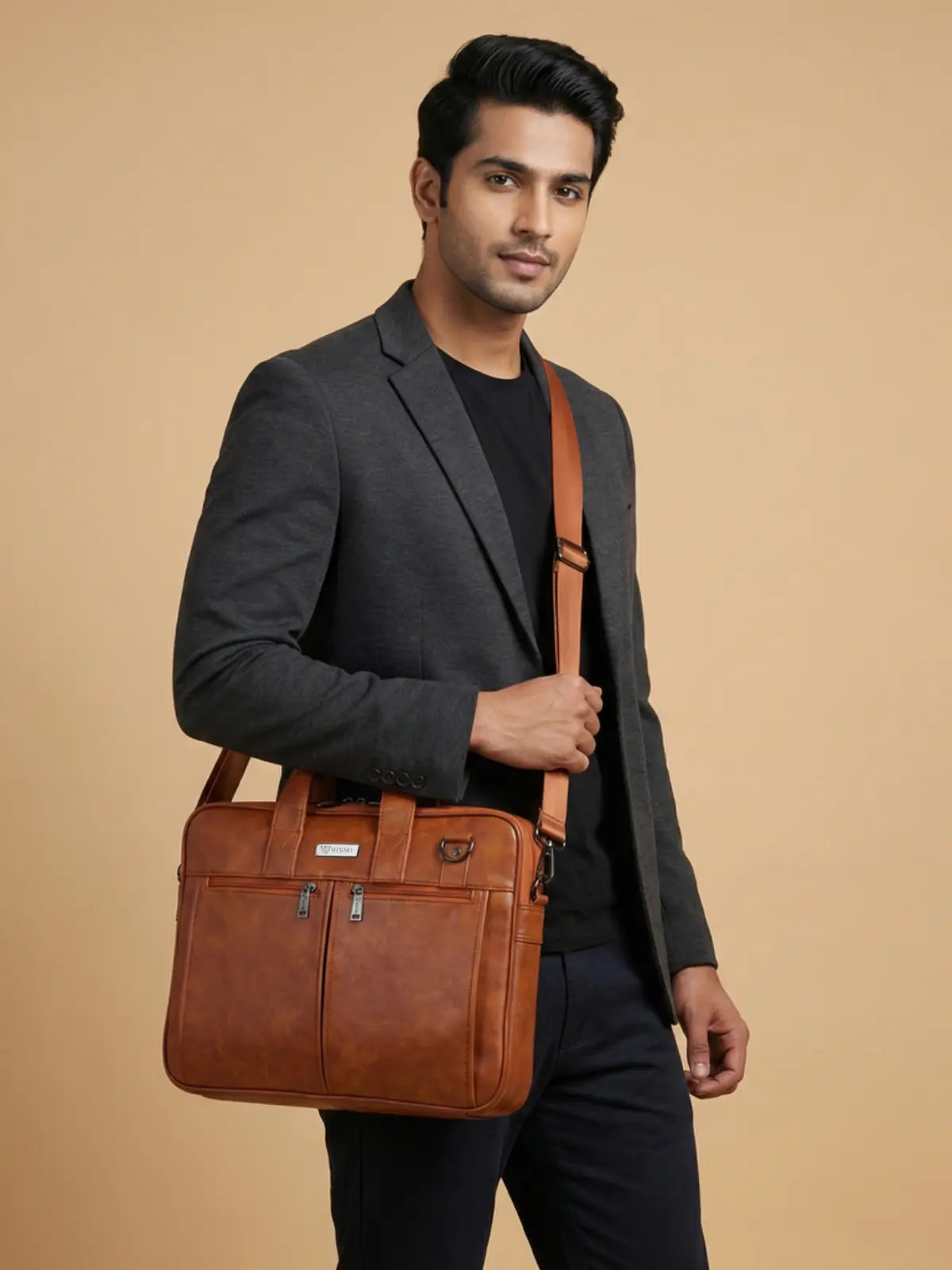 Timeless Neo Laptop Bag - Tan