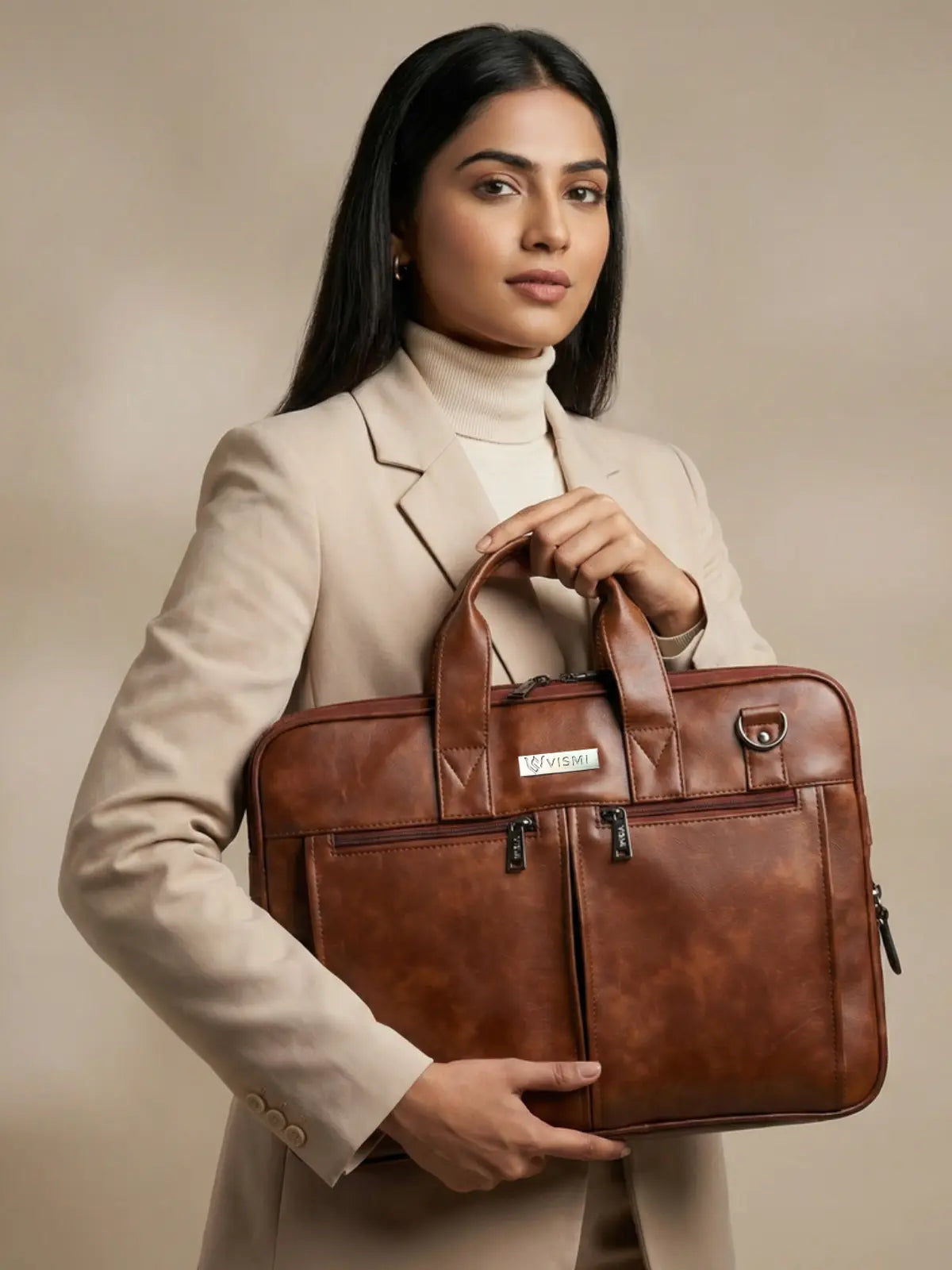 Timeless Neo Laptop Bag - Coffee Brown
