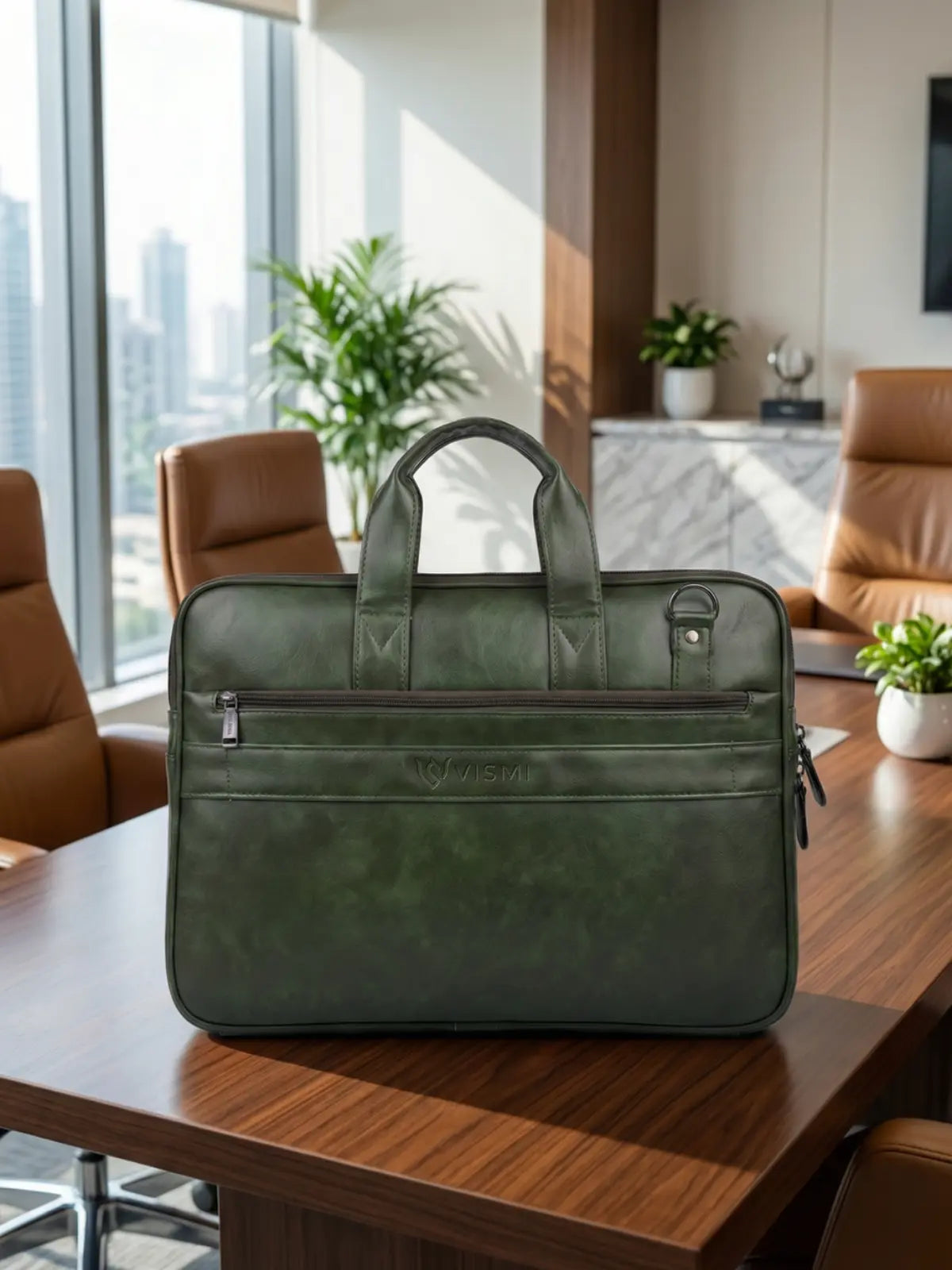 Timeless Neo Laptop Bag - Olive Green